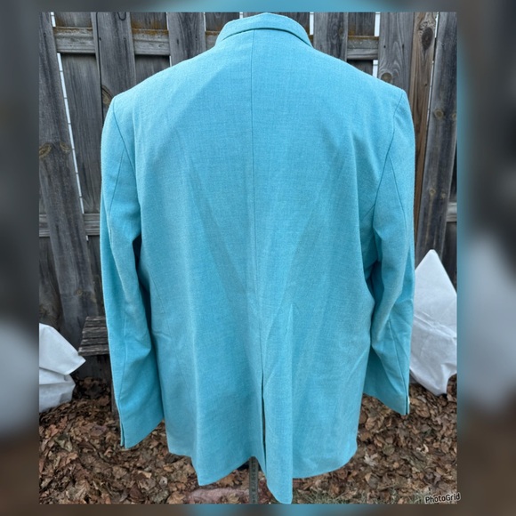 Vintage Turquoise StudioSuits Blazer Sports Coat - 50L - Picture 4 of 7